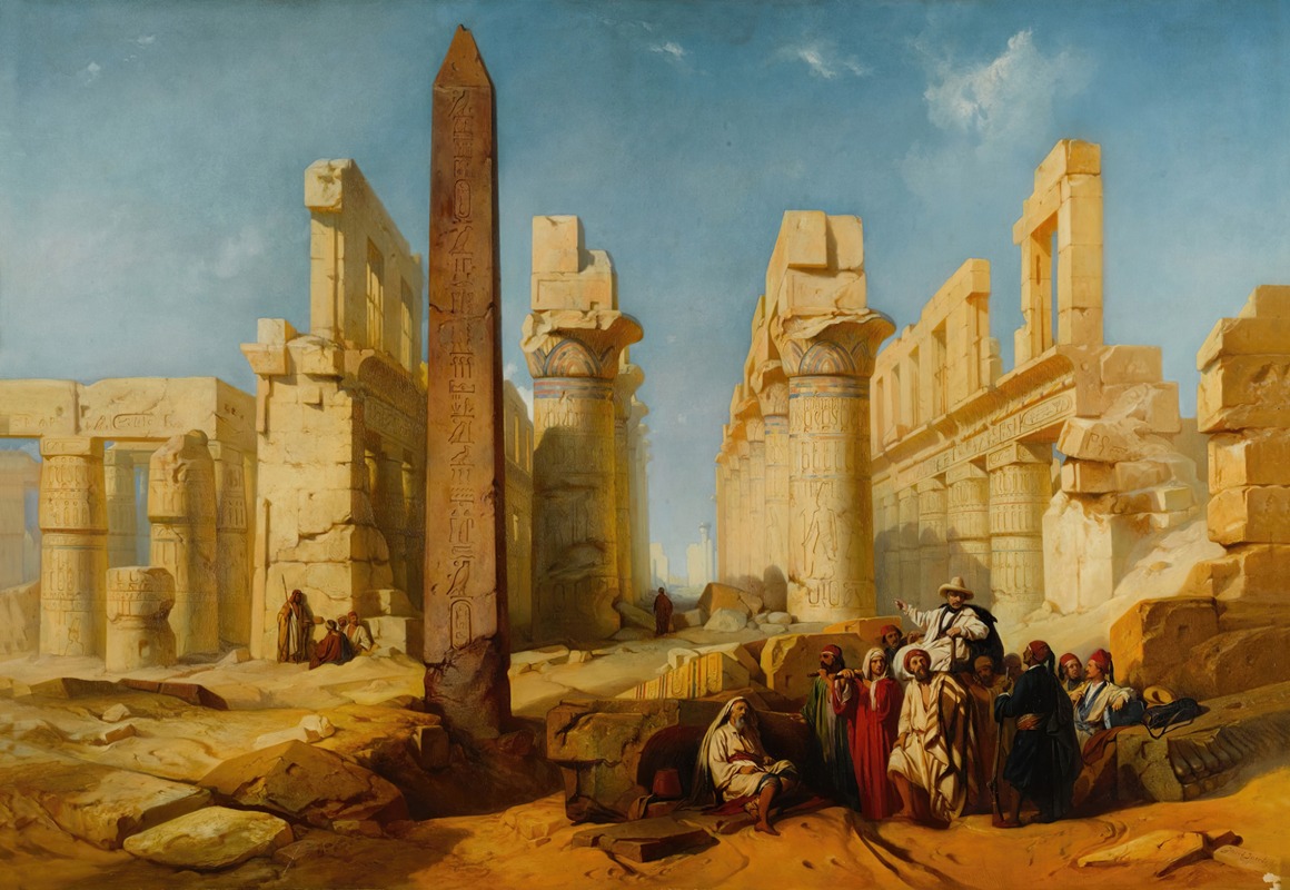 Jacob Jacobs - Ruins of the Palace of Karnak at Thebes