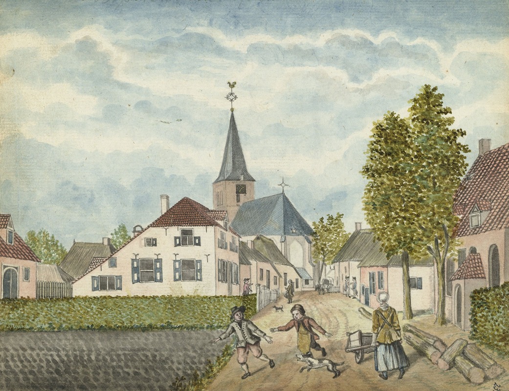 Jan Brandes - Het dorp Wehl in Cleefsland