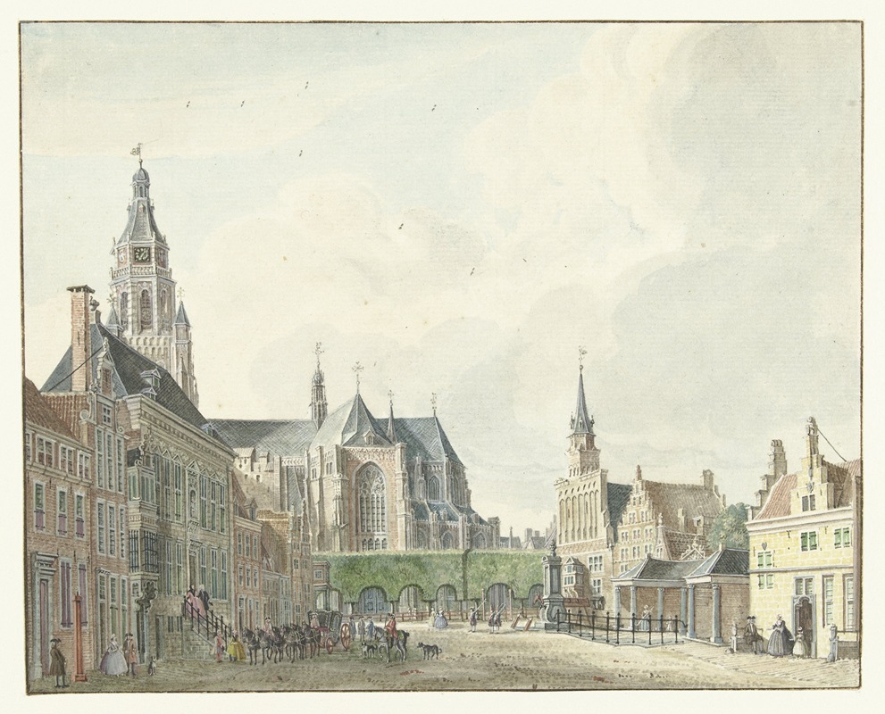Jan de Beijer - Markt te Arnhem