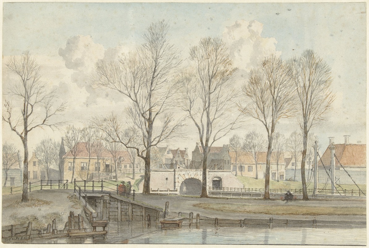 Jan Ekels the elder - De Heerenpoort te Leiden