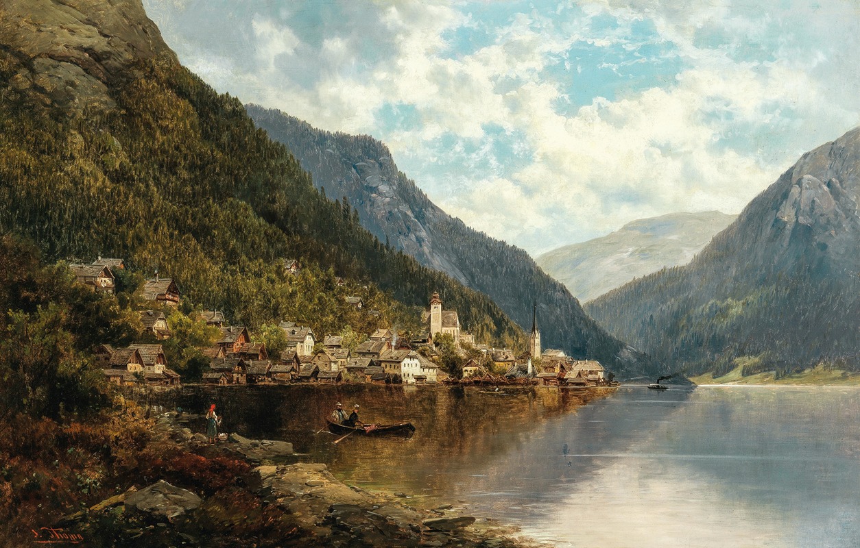 Josef Thoma - View of Hallstatt