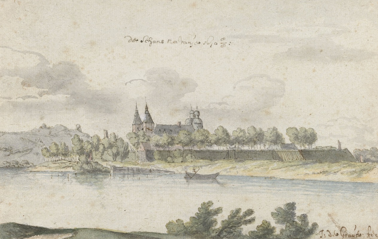Josua de Grave - View of Fort Navagne, Limburg
