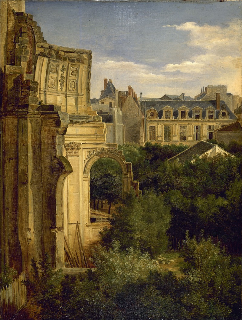 Lina Jaunez - Ruines de l’église Saint-Louis-du-Louvre et hôtel de Longueville