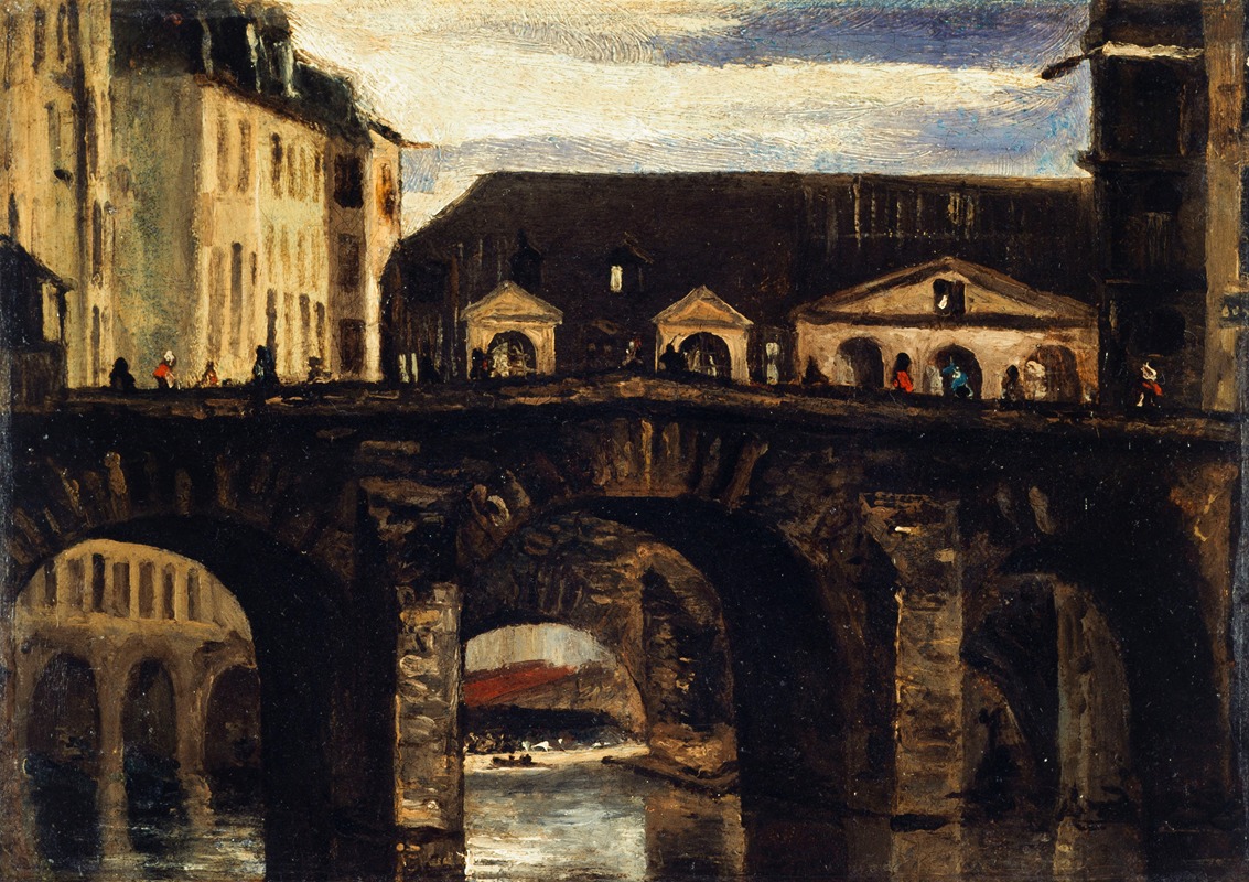 Louis-Godefroy Jadin - Le Petit Pont et le pont Saint-Charles