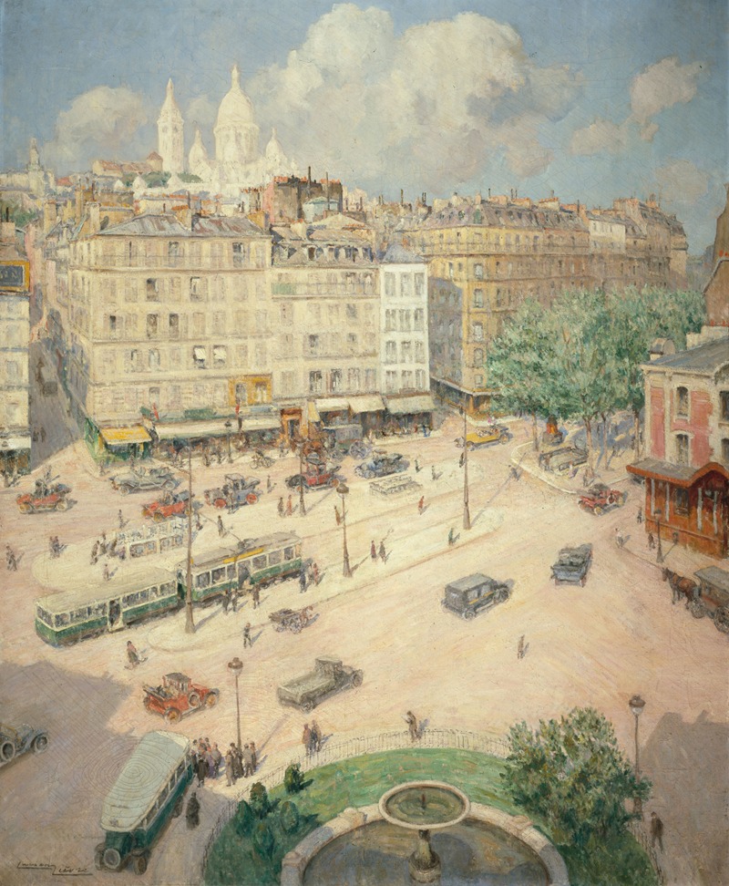 Lucien Lièvre - La place Pigalle