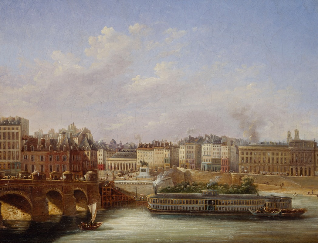 Paul Mallard - Le Pont-Neuf et le quai de Conti