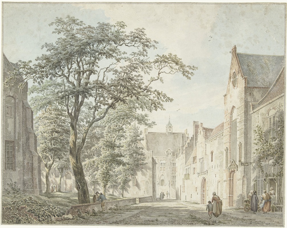 Pieter Jan van Liender - Gezicht in de stad Montfoort