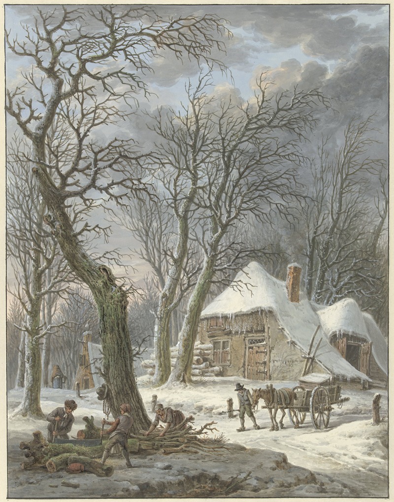 Pieter Pietersz. Barbiers - Winterlandschap