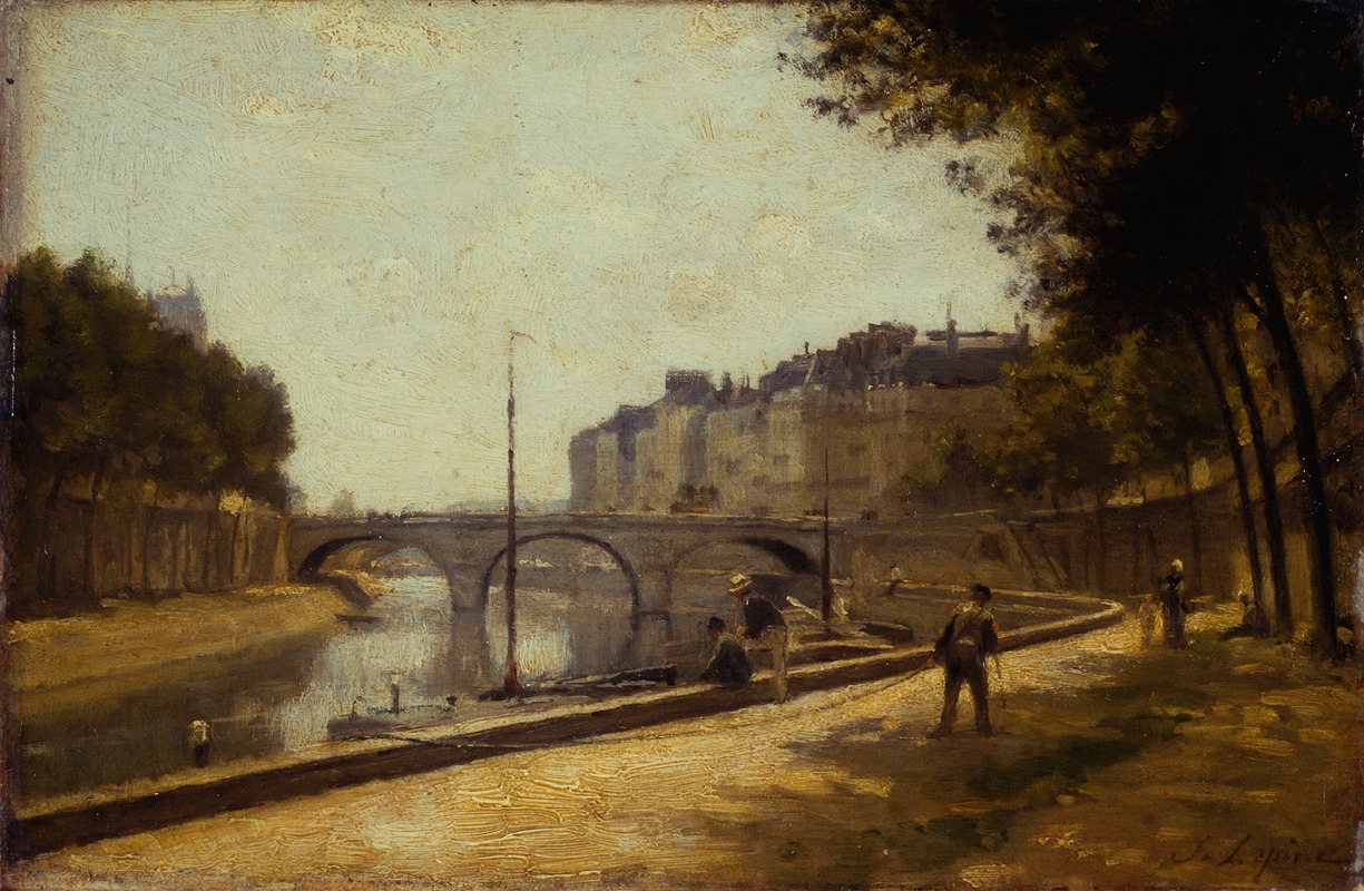 Stanislas Lépine - Le pont Saint-Michel
