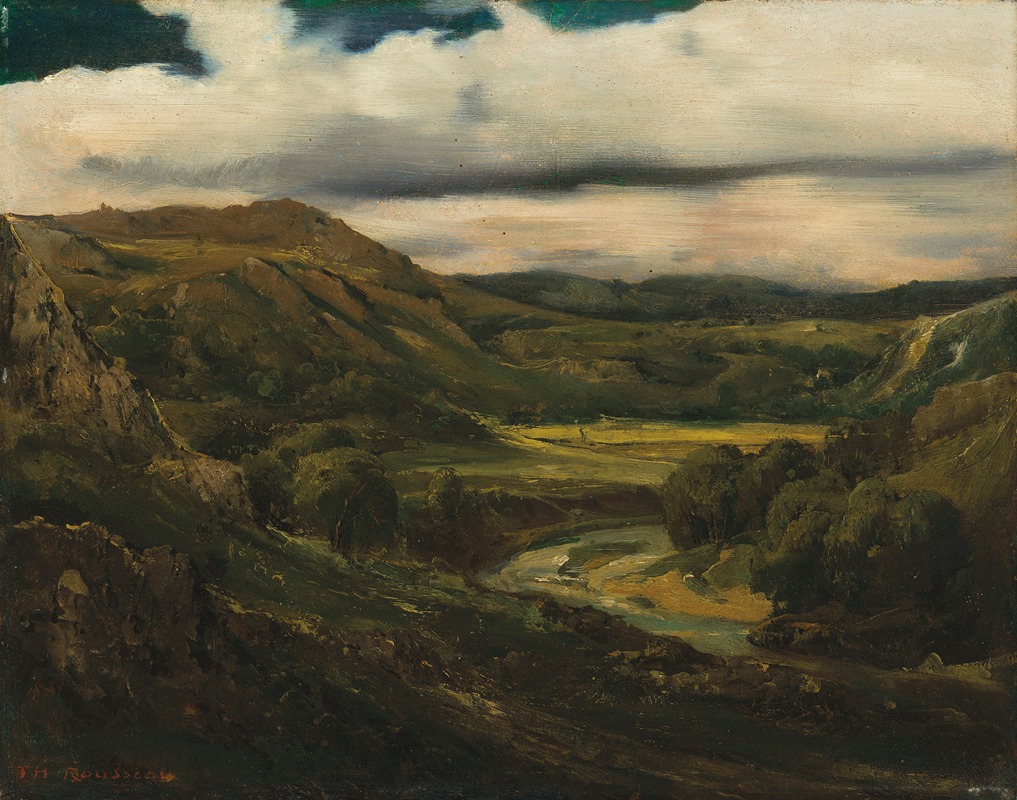 Théodore Rousseau - Vallée et montagnes d’Auvergne
