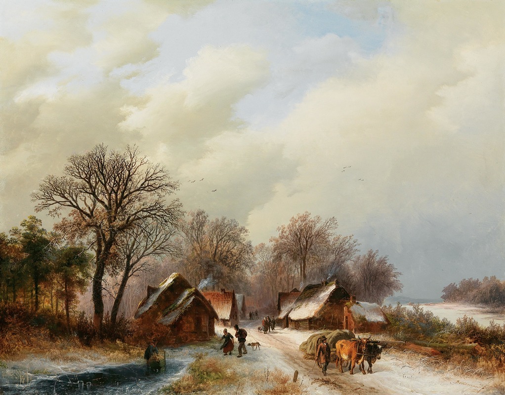 Willem Bodeman - A Winter Landscape
