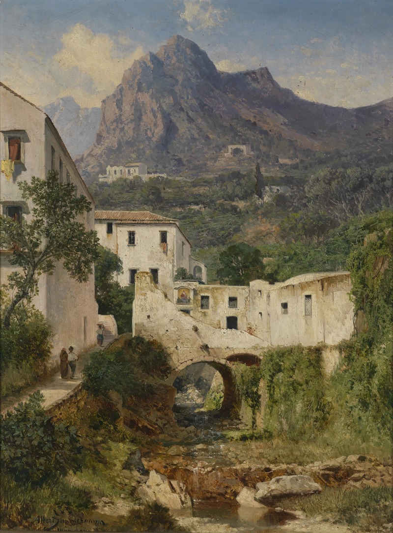 Albert Zimmermann - Mühltal bei Amalfi