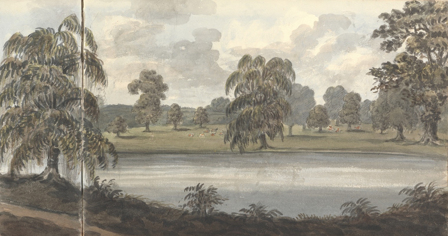 Anne Rushout - Garden Landscape, August 6, 1827