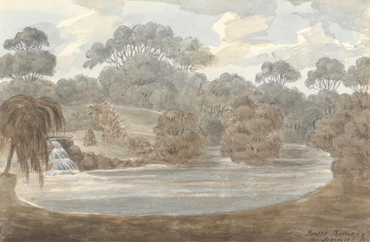 Anne Rushout - Lower Thornery, Sezincote, 1824