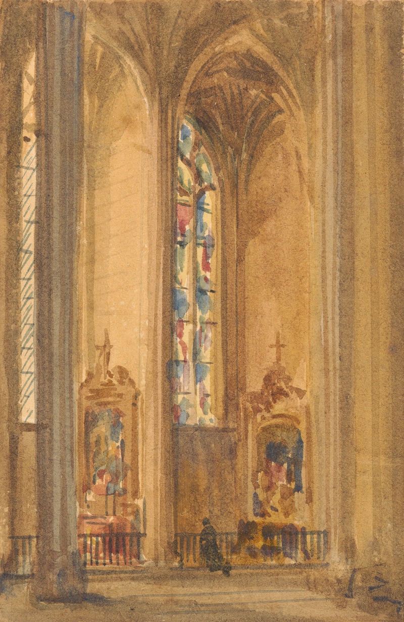 Augustus Pugin - Interior of a Gothic Church