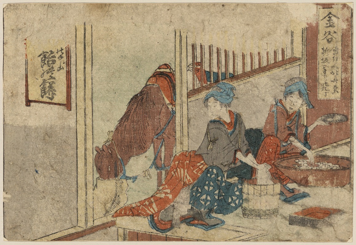 Katsushika Hokusai - Kanaya