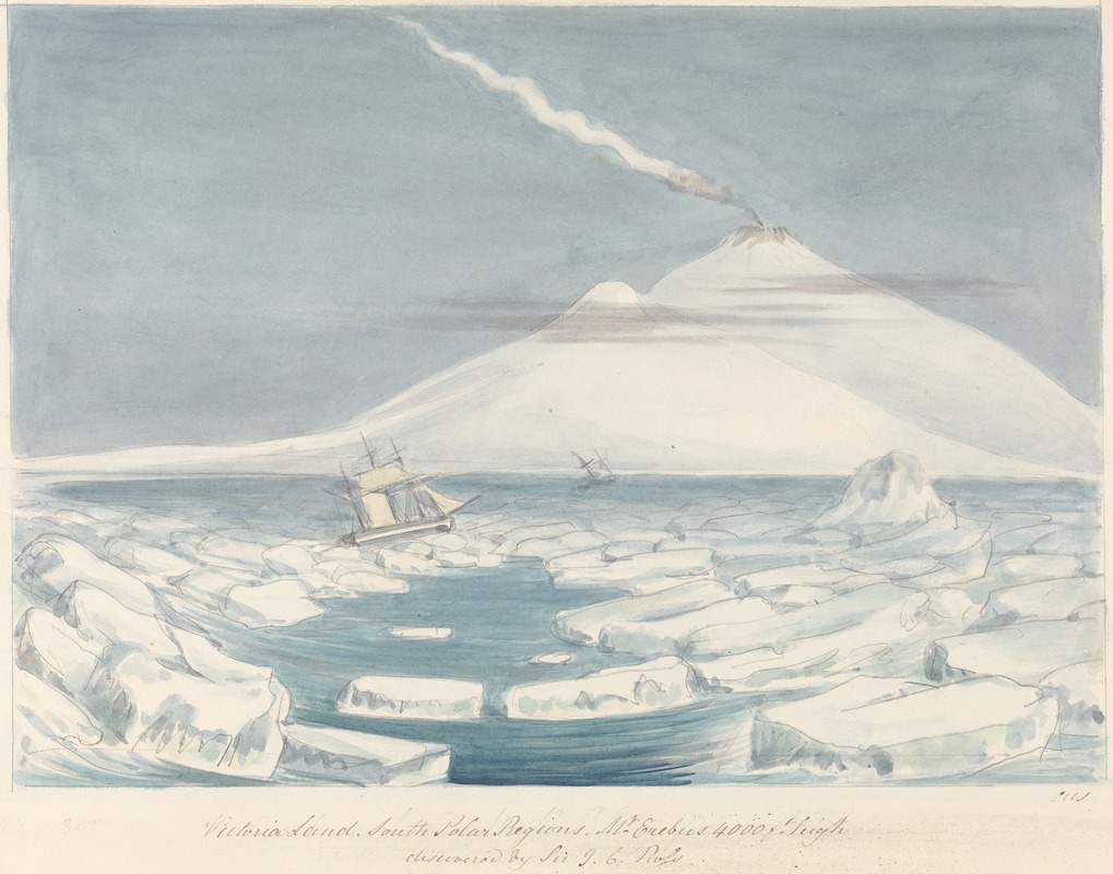 Charles Hamilton Smith - Victoria Land South Polar Regions Mount Erebus