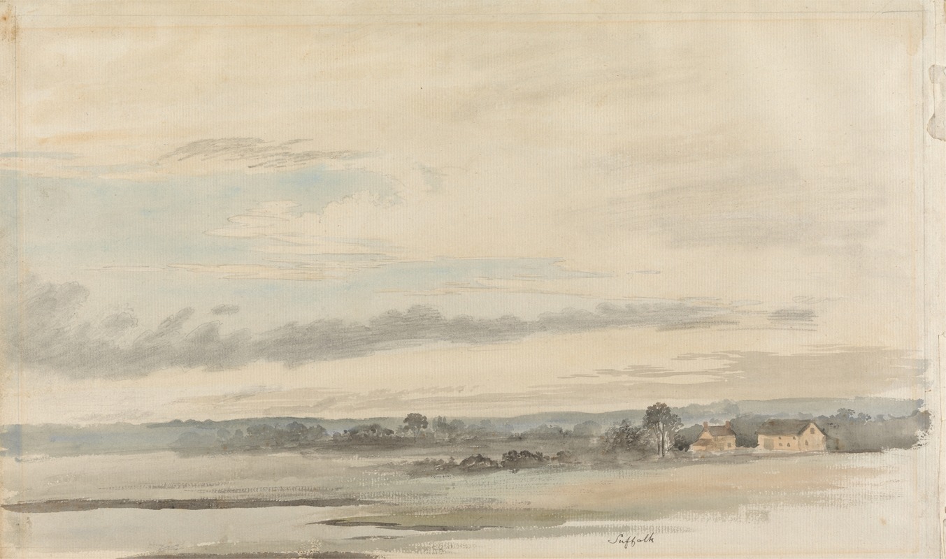 Cornelius Varley - View in Suffolk