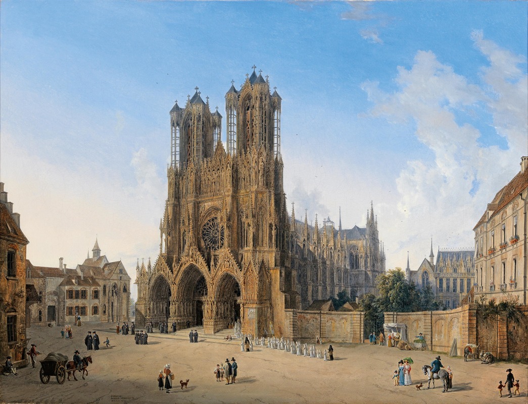 Domenico Quaglio the Younger - Kathedrale von Reims