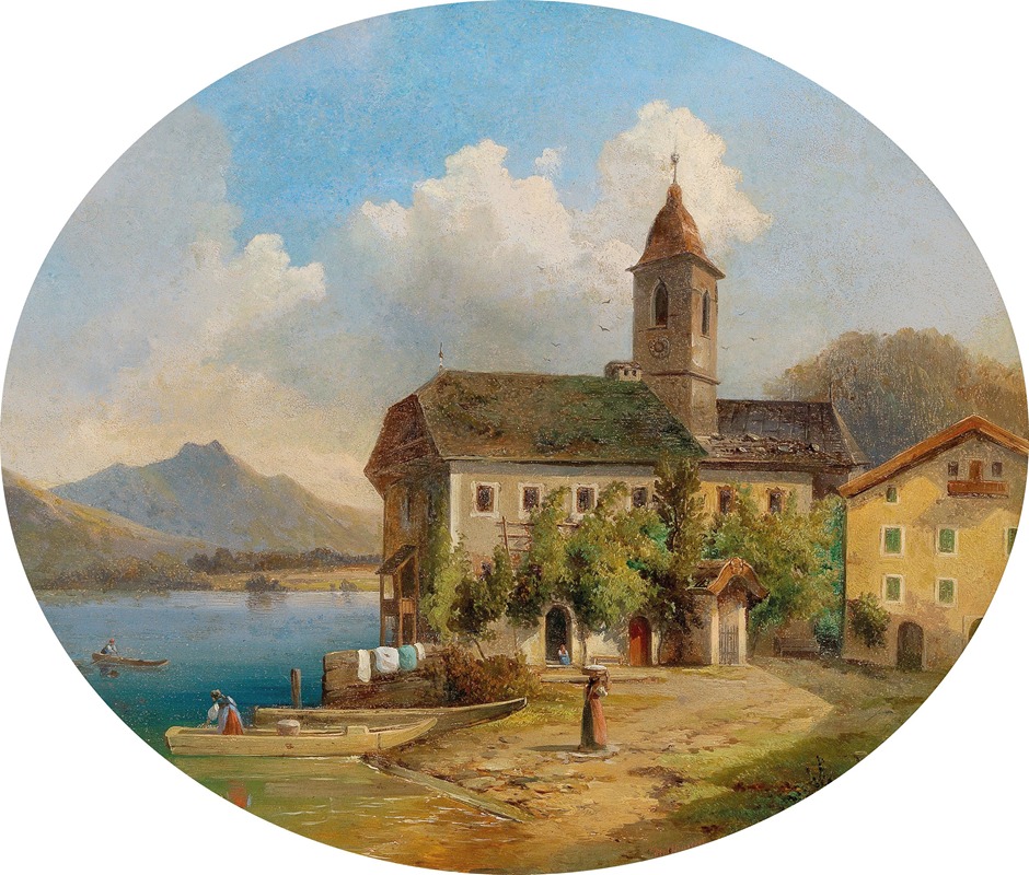 Edmund Mahlknecht - View of St. Wolfgang
