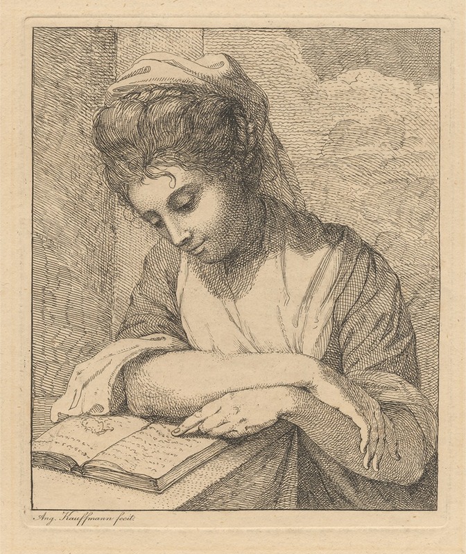 Angelica Kauffmann - Woman Reading