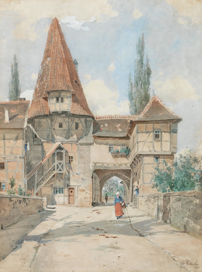 Eduard Zetsche - The Rädelseer Gate in Iphoven
