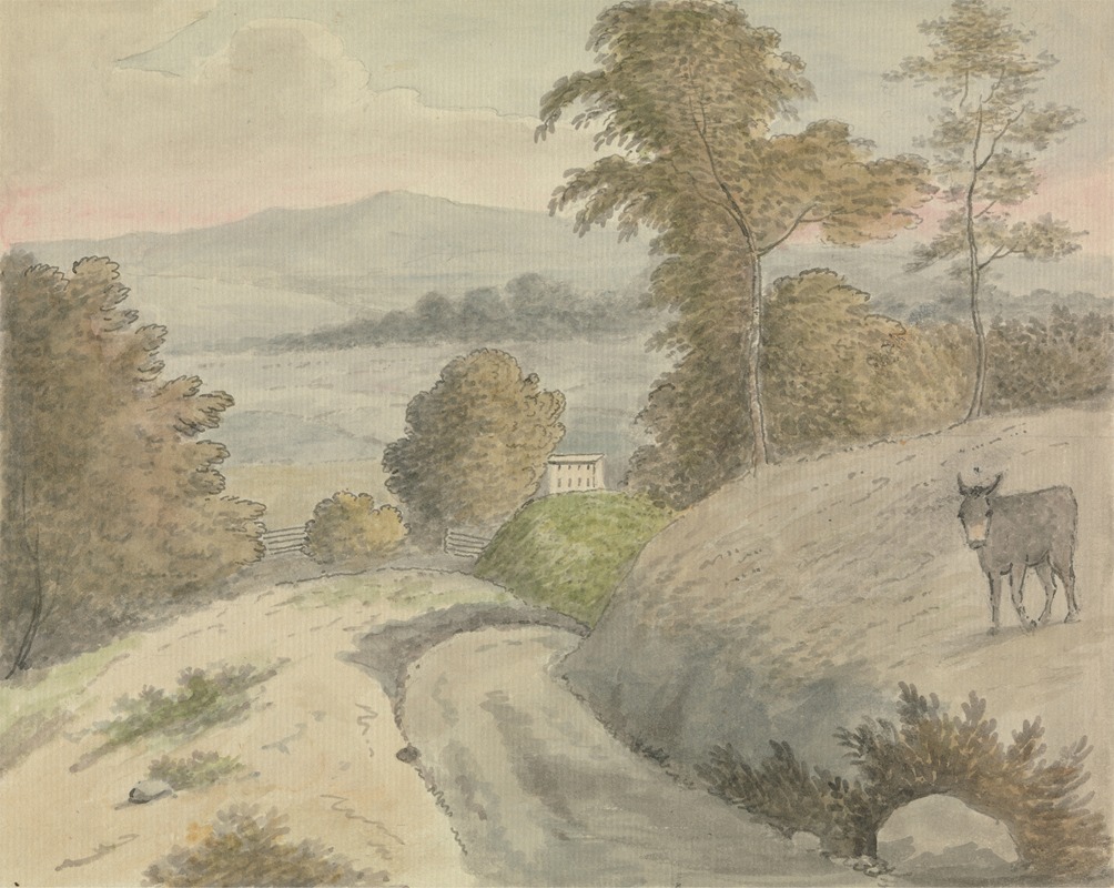 Edward Francis Burney - View in Surrey