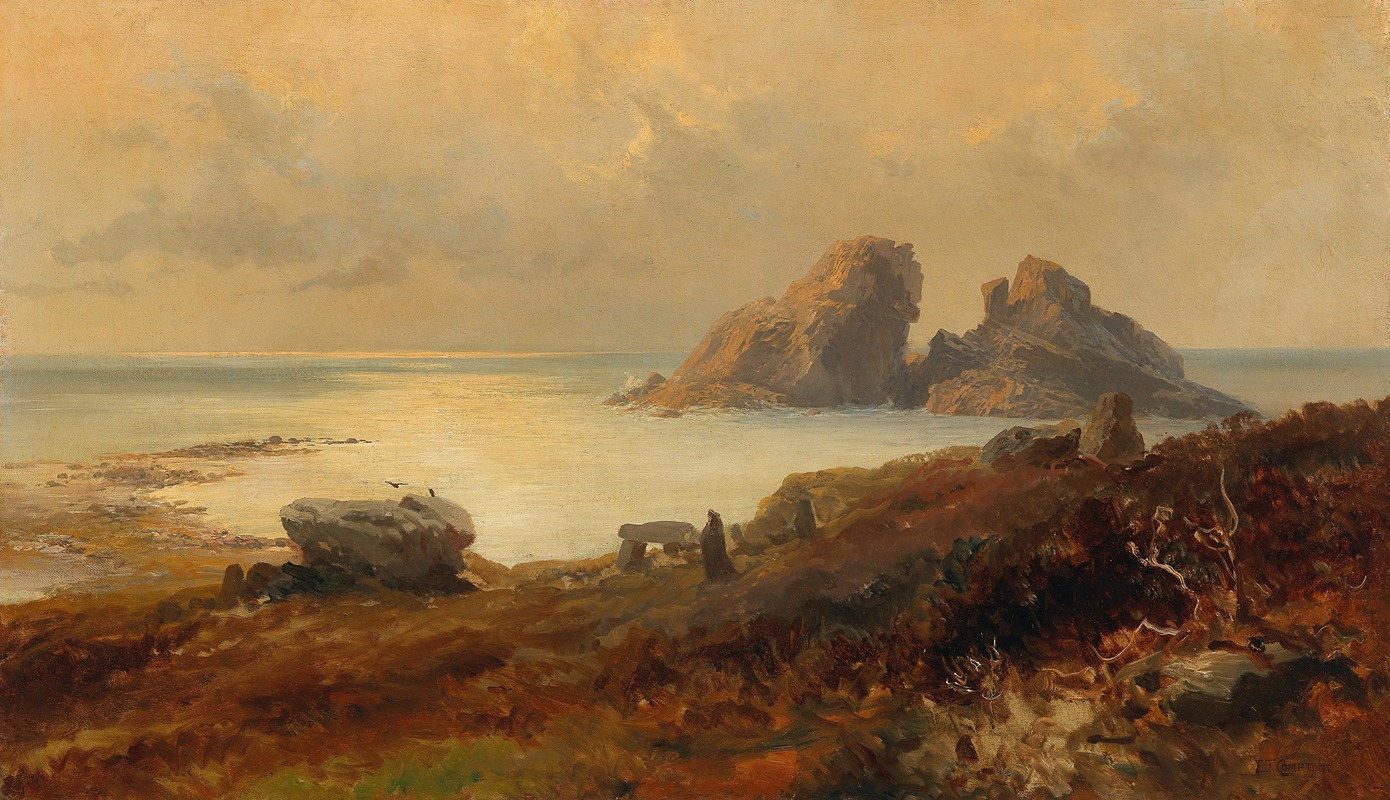 Edward Theodore Compton - Coastal landscape