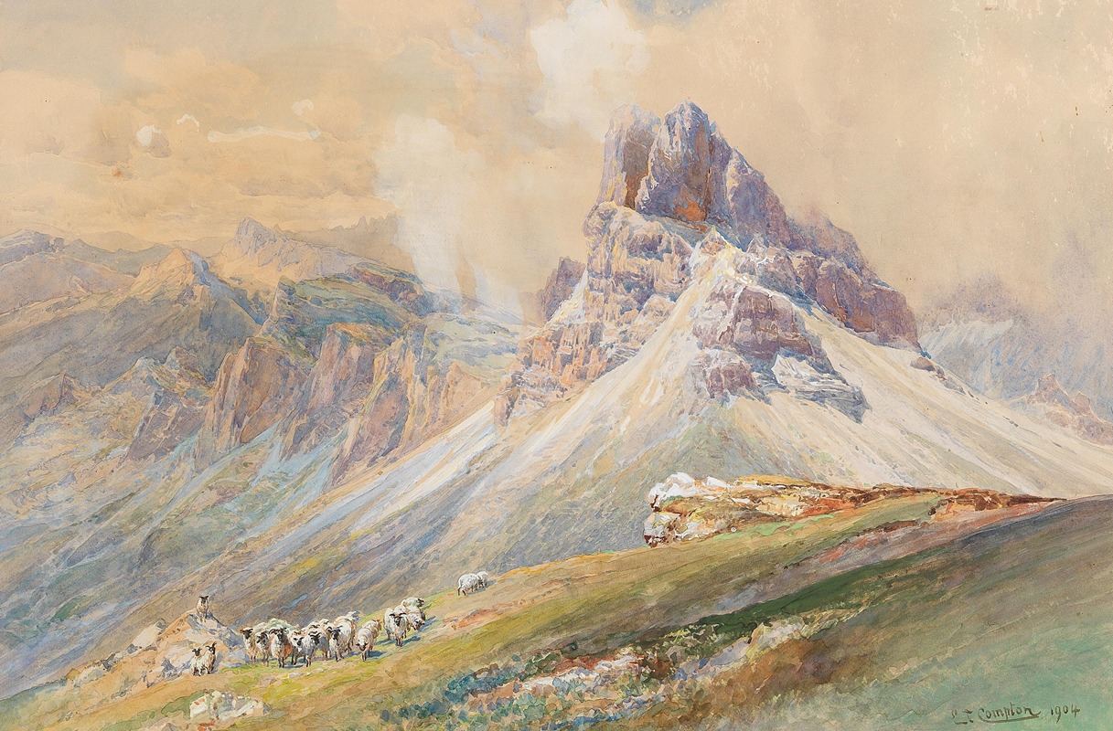 Edward Theodore Compton - From the Dolomites