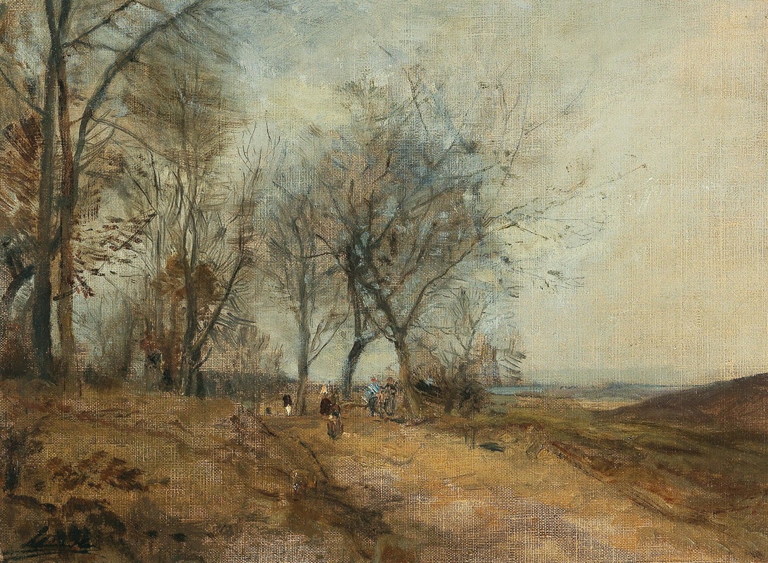 Emil Jakob Schindler - Danube meadows