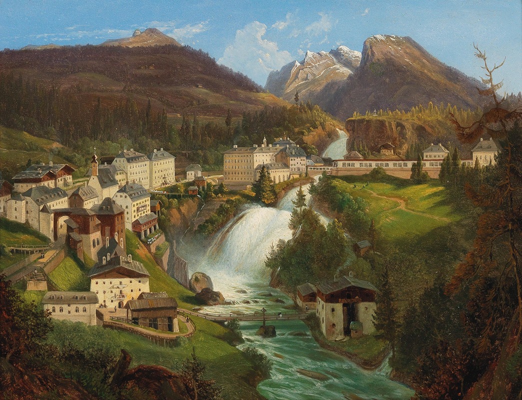 Emil Ludwig Löhr - View of Bad Gastein