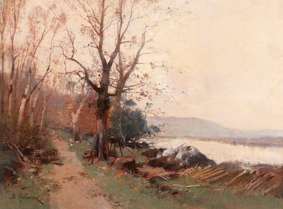 Eugène Galien-Laloue - River Landscape
