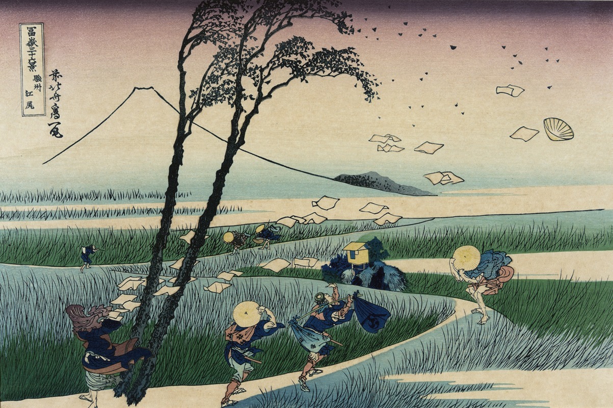 Katsushika Hokusai - Sunshū ejiri