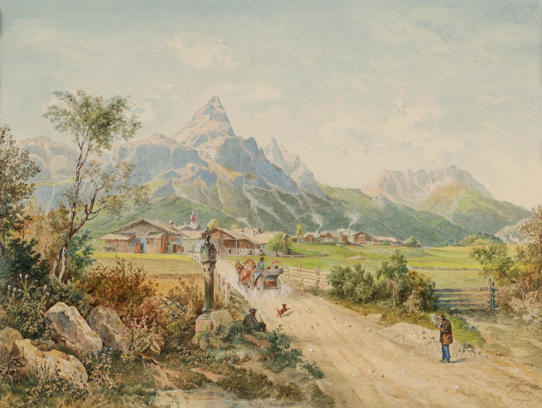 Ferdinand Gatt - Die Sonnenspitze bei Ehrwald