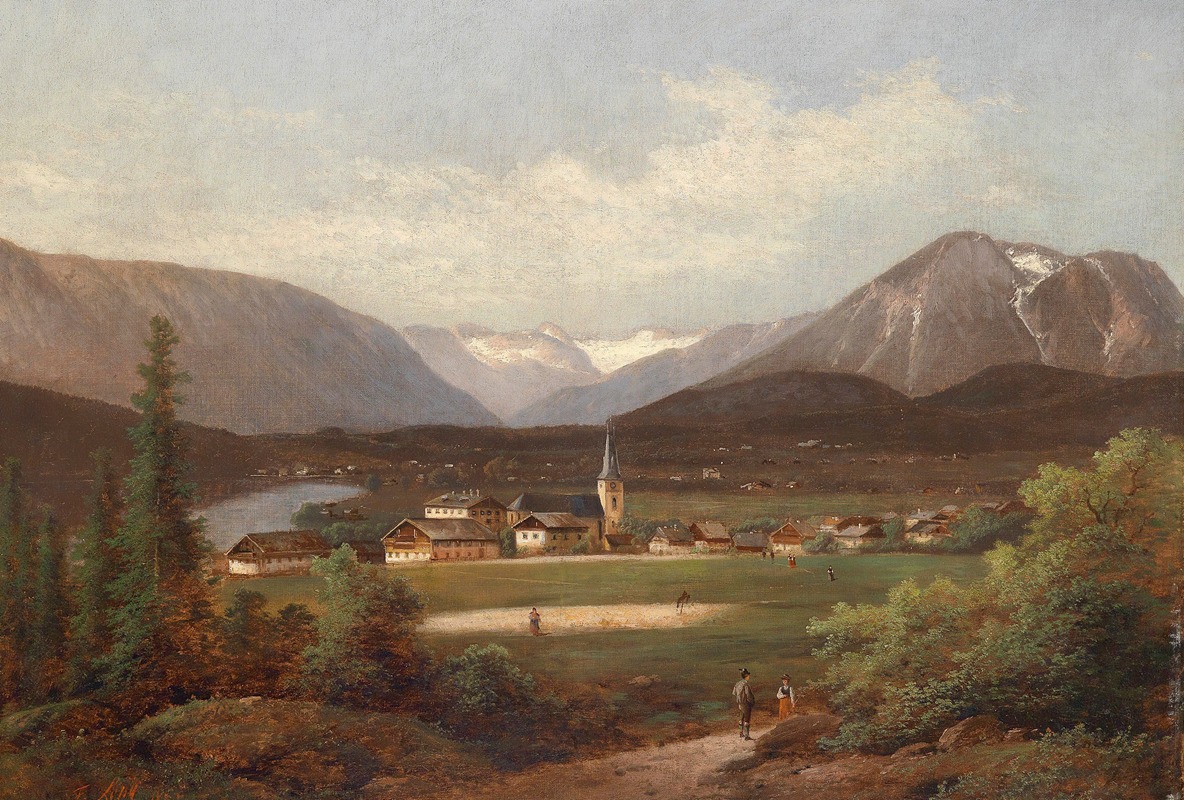 Ferdinand Lepie - Blick über den Altausseersee