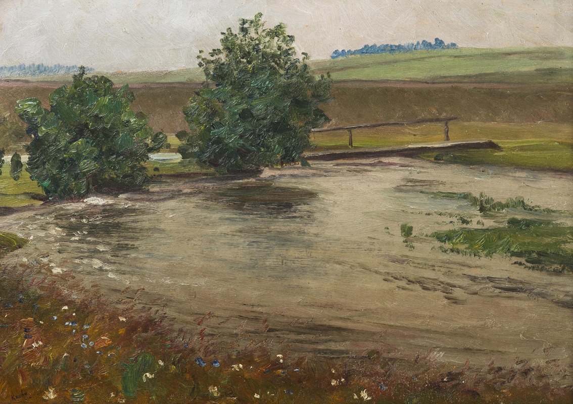 František Kaván - Spring Landscape