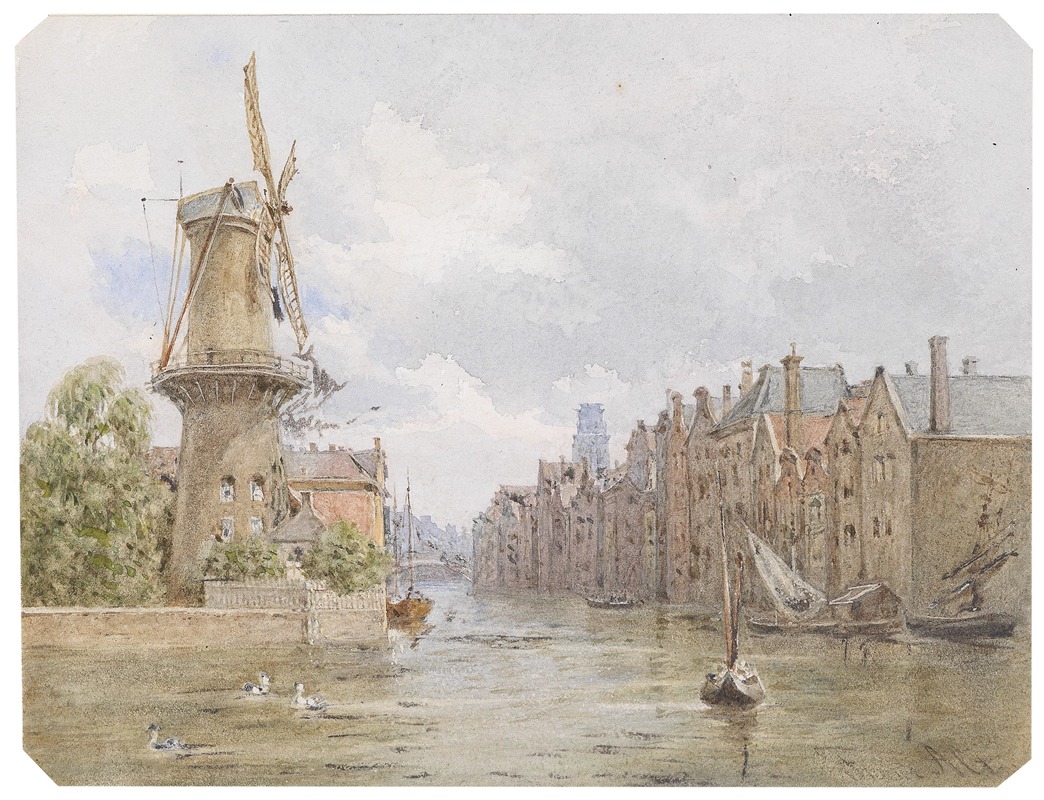 Franz Alt - Kanal in Rotterdam