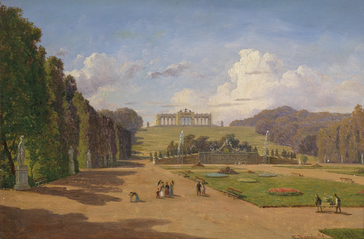 Franz Xaver Reinhold - Blick auf die Gloriette