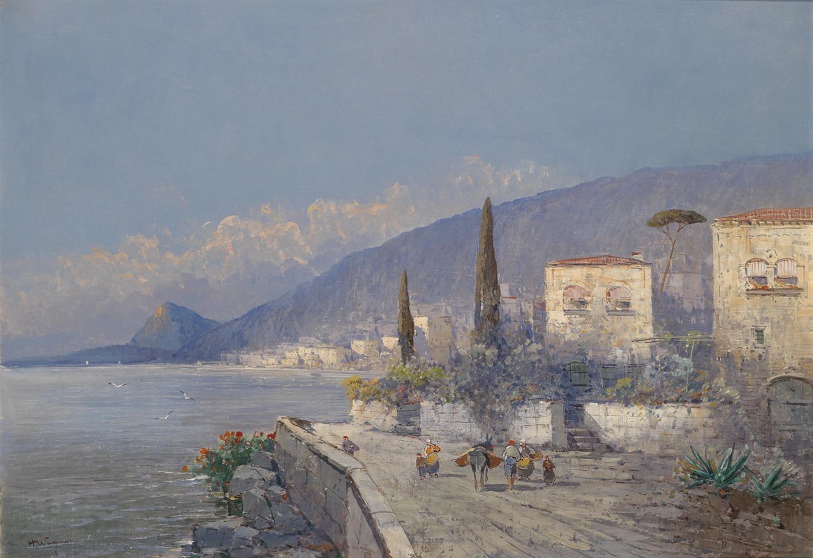 Georg Fischhof - Motiv aus Capri