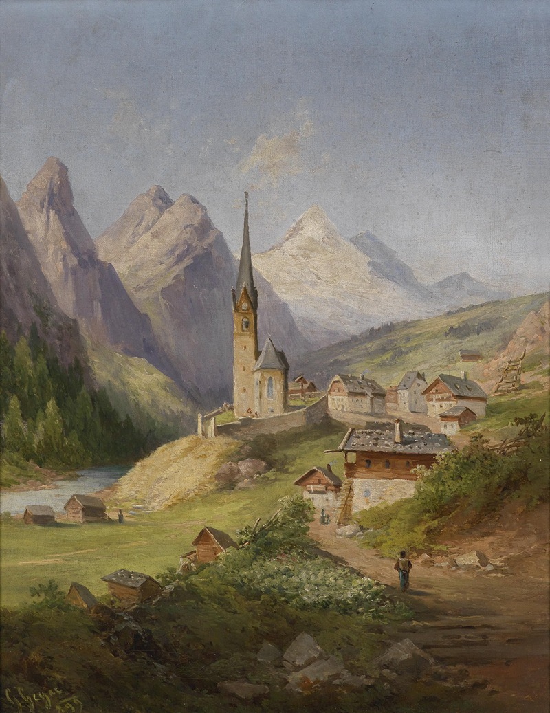 Georg Geyer - Blick auf Heiligenblut