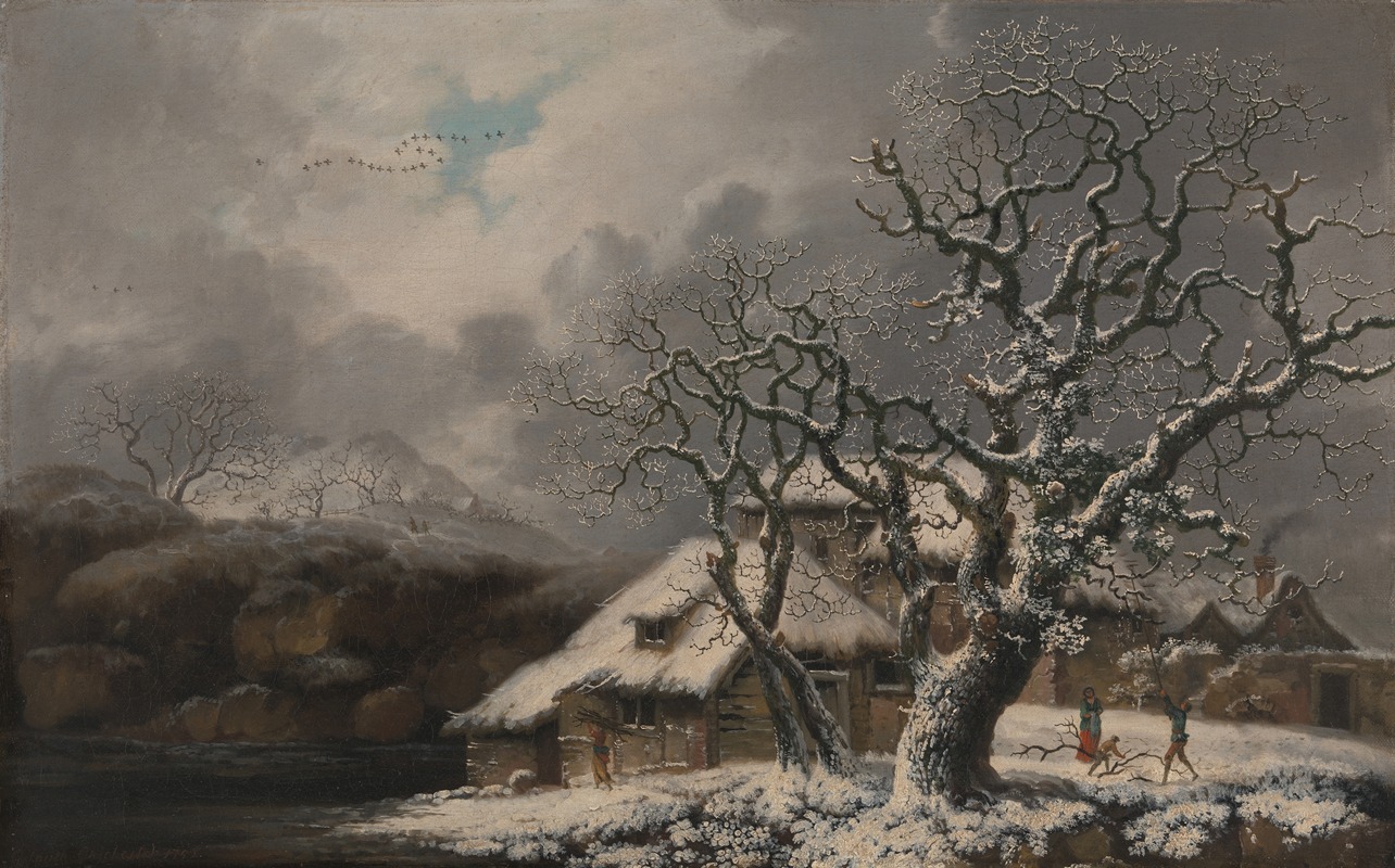 George Smith - A Winter Landscape