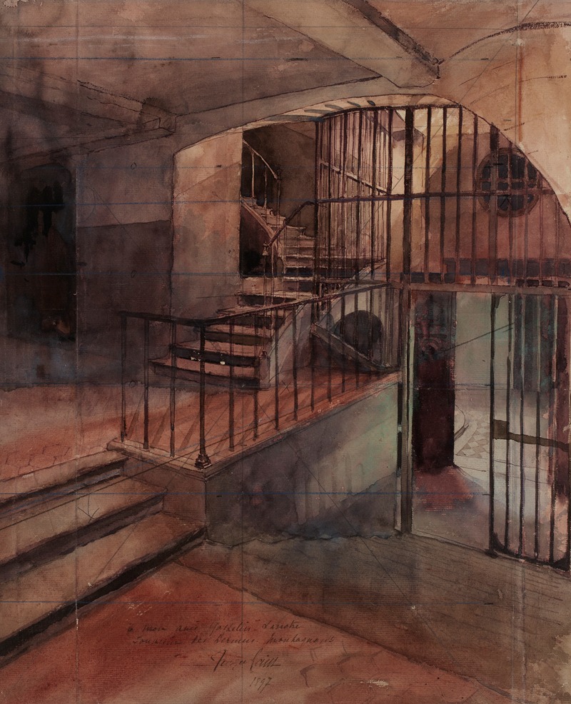 Georges Cain - Escalier de prison