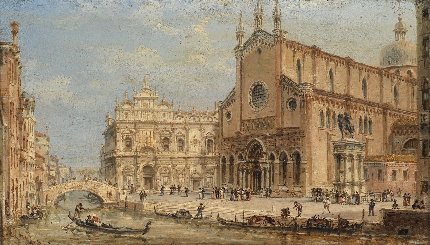 Giovanni Grubacs - Venedig Piazza San Giovanni e Paolo