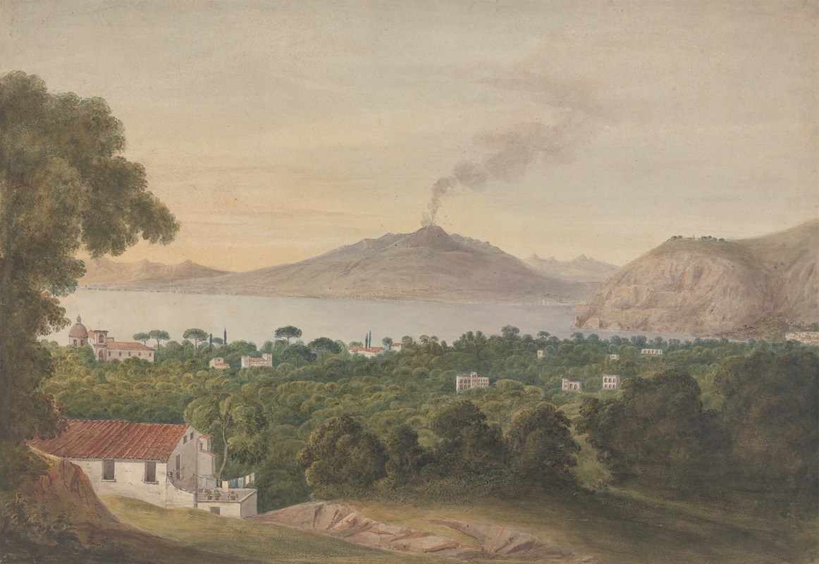 Isaac Weld - Vesuvius Across the Bay of Naples