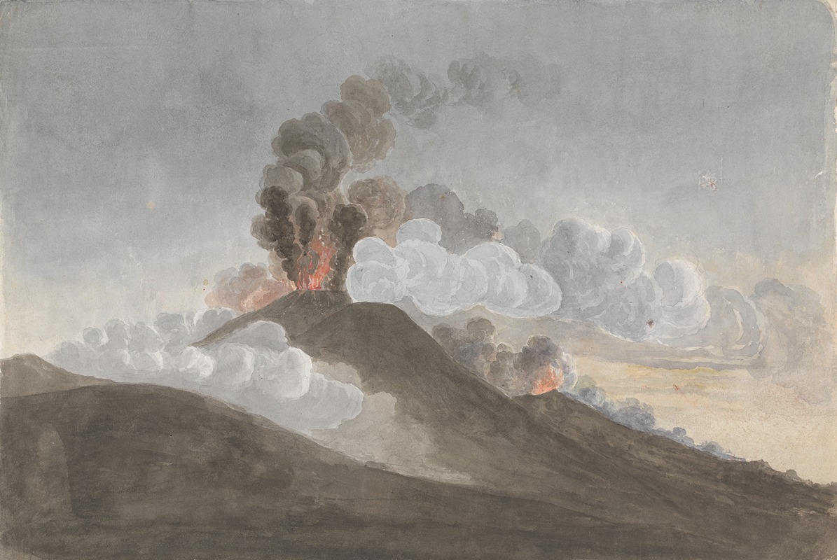 Isaac Weld - Vesuvius in Eruption.