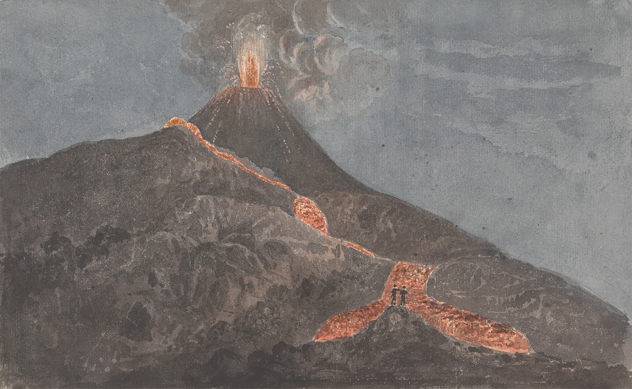 Isaac Weld - Vesuvius in Eruption