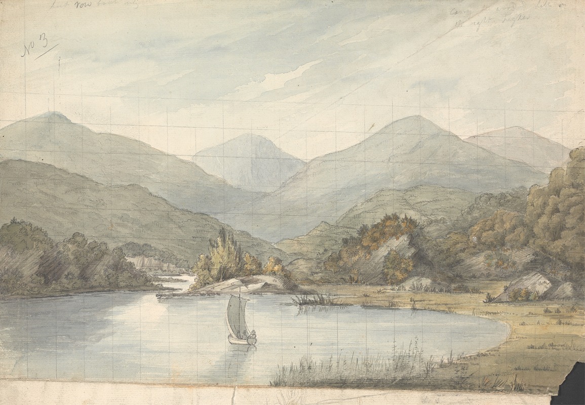 Isaac Weld - View on the River Between the Lakes