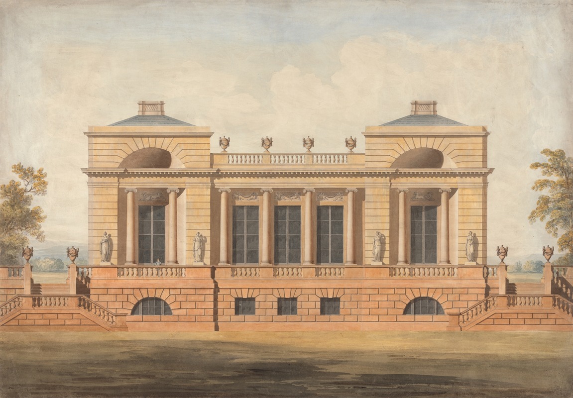 James Wyatt - Design for an Unidentified Country House