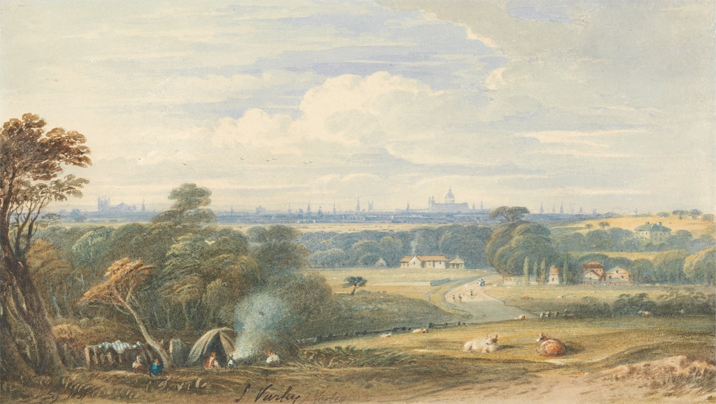 John Varley - London from the South West