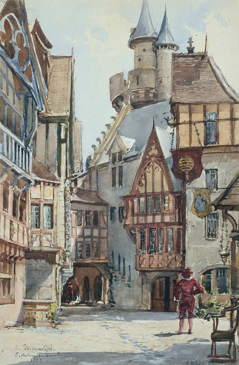 Laure Brouardel - Exposition de 1900, le Vieux Paris